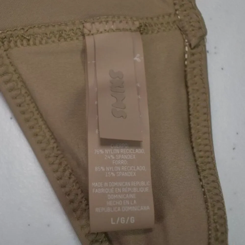 SKIMS Bikini Top in Tan